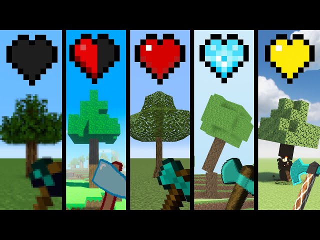 Minecraft With Different Hearts be like: