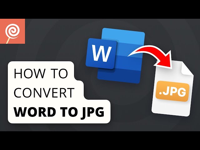 How to Convert Word to JPG Images | Save Word as JPEG with PDF Candy
