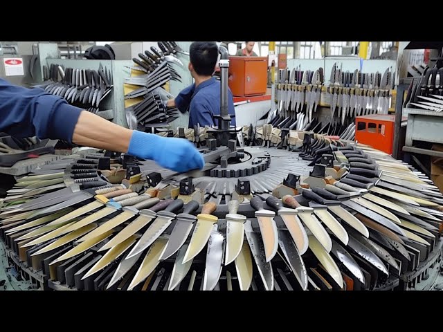 Homemade knife making process - Incredible cannot-stop watch production methods - Amazing technology