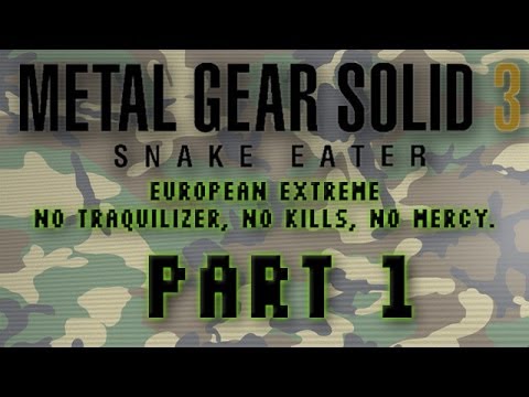 MGS3 No Tranq Nonlethal EE Challenge