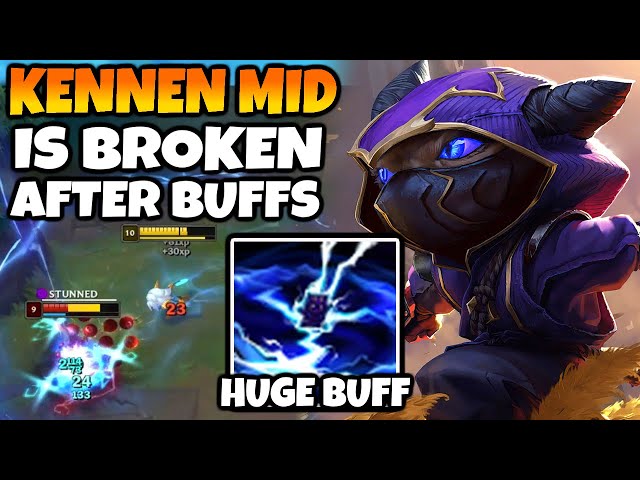 Riot went TOO FAR with these KENNEN BUFFS (He is 60% Winrate now in Masters+ Mid lane)