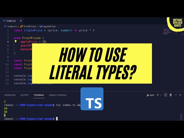 TypeScript Literal Types Explained