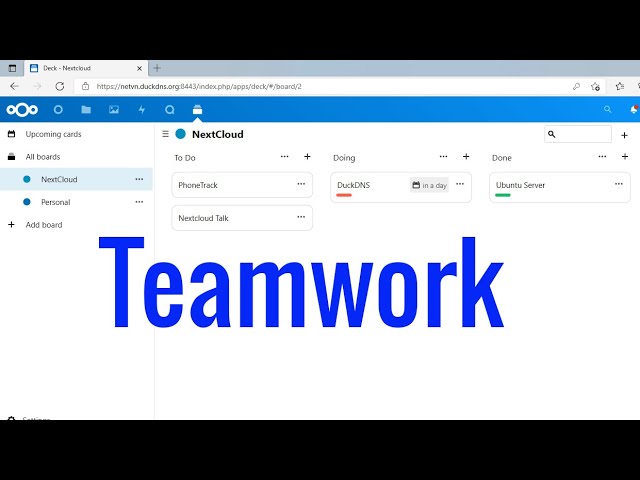 How to better manage individual and team work with Nextcloud