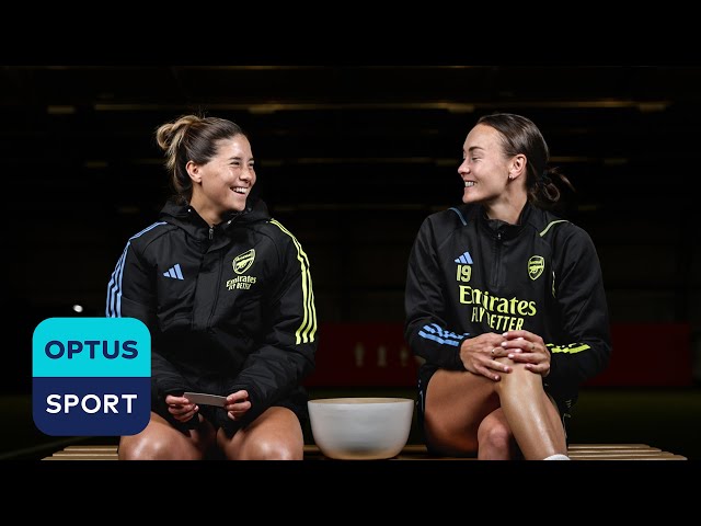 'I reckon I'd be good in the NRL' 🤣 Caitlin Foord and Kyra Cooney-Cross play would you rather...