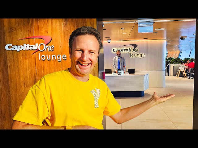 Capital One Lounge Washington DC Dulles Airport (IAD) REVIEW