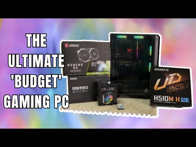 Building The ULTIMATE BUDGET Gaming PC for Customer | HSC Unboxing