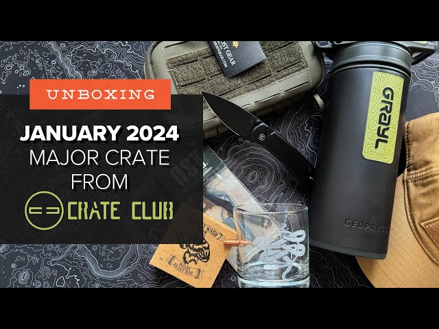 A Shot in the Dark - Unboxing the Crate Club Major Crate: January 2024