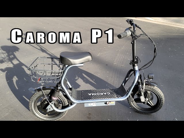 Caroma P1 Seated Electric Scooter Review 🛵