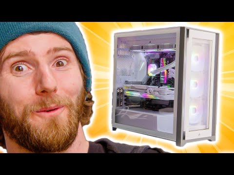 The ALL-WHITE Gaming PC!
