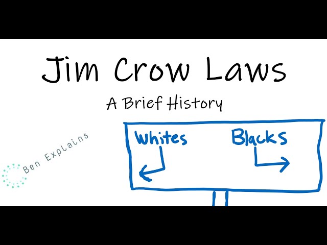Jim Crow Laws, A Brief History