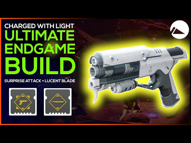 This ENDGAME Build is NUTS - Surprise Attack Breachlight + Lucent Blade Sword - Destiny 2