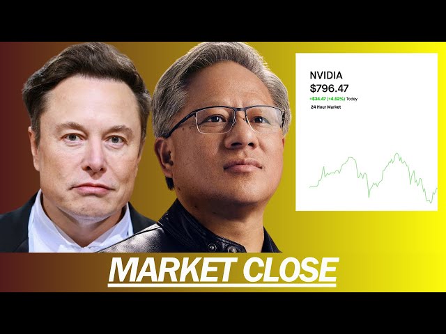 THE MARKET BOUNCES, TESLA CUTS THEIR ENTIRE ADVERTISING TEAM, NVIDIA SOARS | MARKET CLOSE