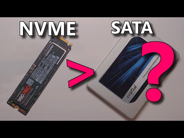 Are NVME SSDs EVEN Worth It?  (NVME vs SATA)