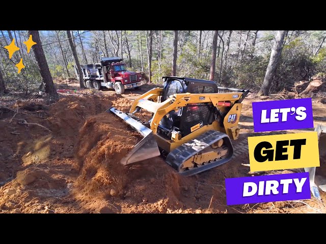 Digger Man building A 1000 foot road!!! (Part 3 of 9)
