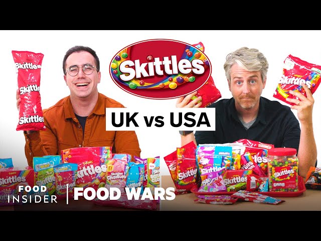 US vs UK Skittles | Food Wars | Food Insider