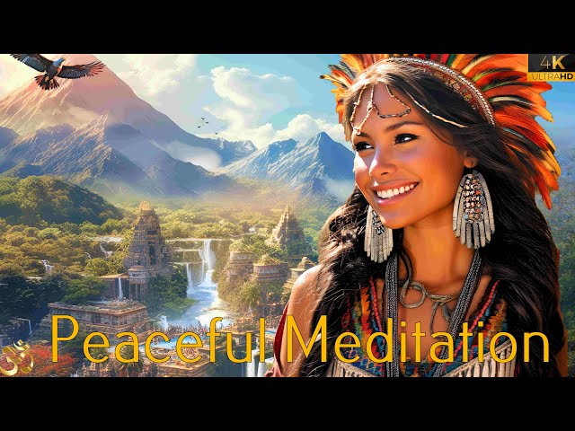 Secret of Aztec Spirits: Celestial Pan Flute Music for Holistic Healing - 4K