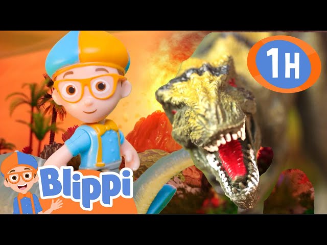 Dinosaur Song | Play with Blippi Toys | Fun Kids Songs