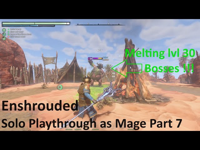 Enshrouded - Solo Playthrough as Mage Part 7 / Endgame (For Now) - No Commentary Gameplay