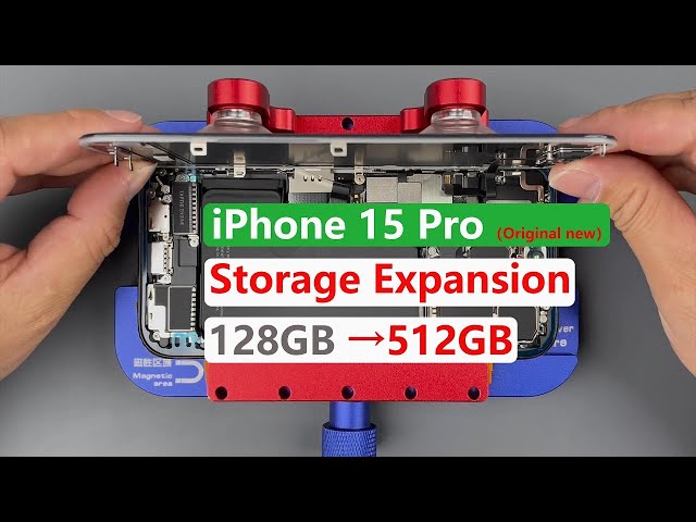 iPhone 15 Pro Storage Expansion | 128GB To 512GB