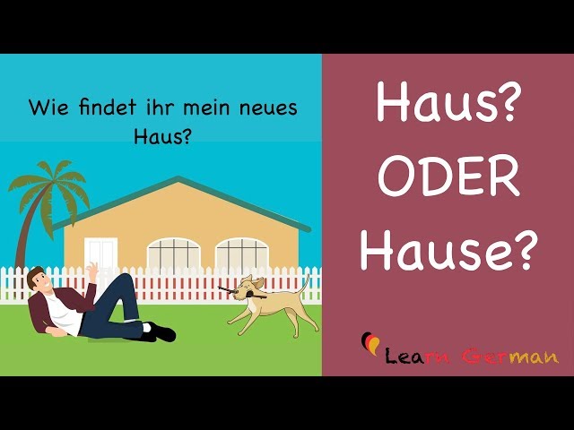 Learn German | Common Mistakes in German | "Haus" oder "Hause"? | A1 | A2