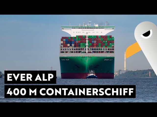 Frühstücks-Stream 💚 EVER ALP 🚢 400 m Containerschiff wird gedreht und eingeparkt ⚓️