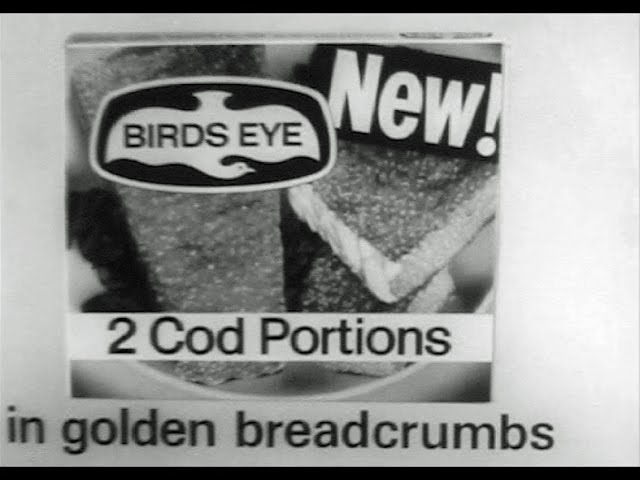 Birds Eye Cod Portions Ad 1960s