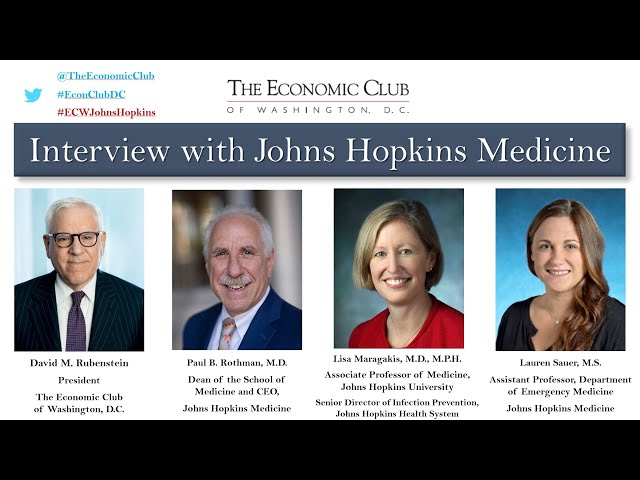 David Rubenstein Interviews Experts from Johns Hopkins Medicine