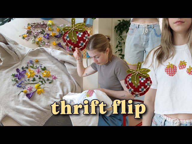 thrift flip: turning ugly clothes into not ugly clothes (no sewing machine)