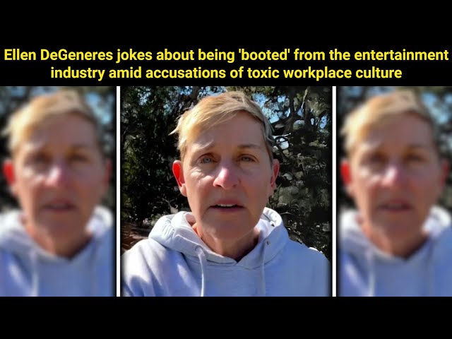 Ellen DeGeneres' Hilarious Take on Exile from Showbiz Amid Toxicity Claims!