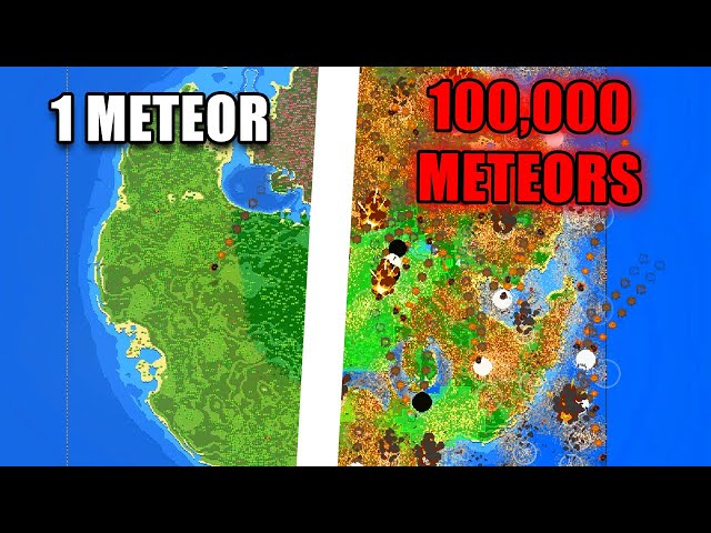 Worldbox But The Meteors Keep Multiplying..