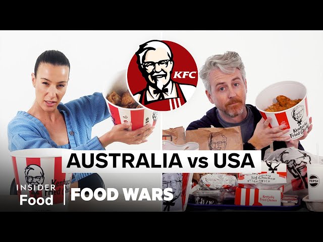 US vs Australia KFC | Food Wars | Insider Food