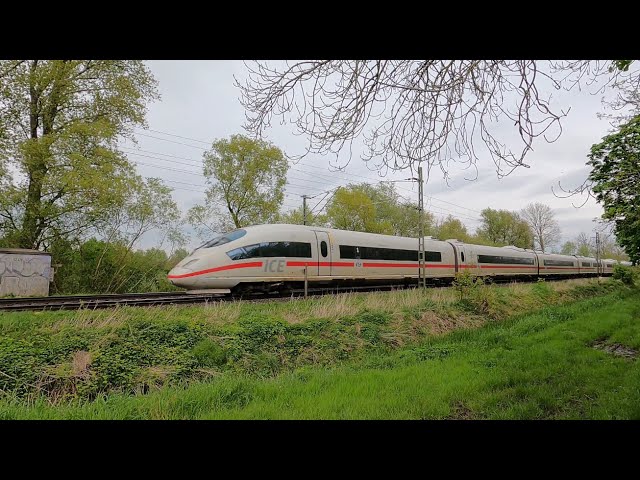 Trainspotting an der Hollandstrecke, Bei Berg am 26. April 2024, Teil 2 von 2