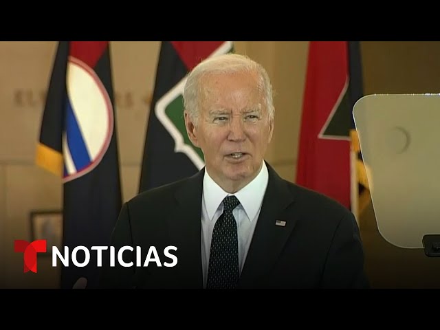 Biden pide no "darle refugio al odio" al rechazar el antisemitismo | Noticias Telemundo