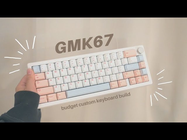 gmk67 build + sound test with ws brown | budget custom keyboard