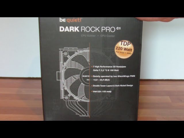 Unboxing & Review of Be Quiet! Dark Rock Pro CPU Cooler