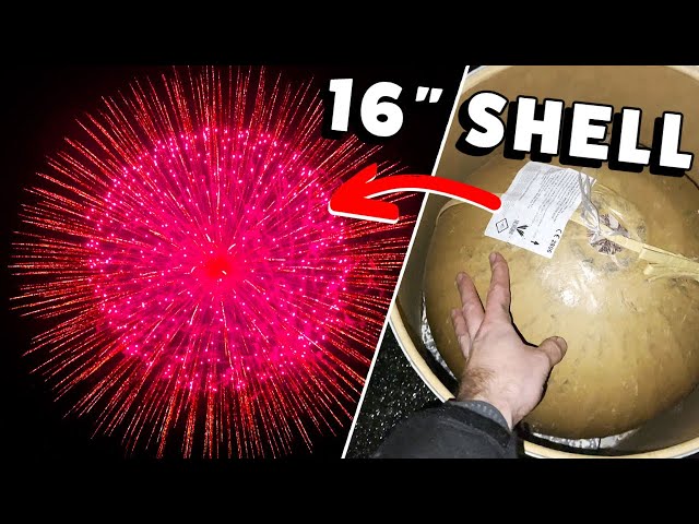 Four 12" & Three 16" FIREWORKS shells | HAPPY NEW YEAR!! 🥳