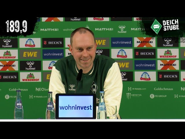 Vor Werder Bremen gegen den 1. FC Heidenheim: Die Highlights der Pressekonferenz in 189,9 Sekunden!