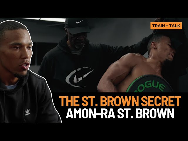 Amon-Ra St. Brown's KILLER Upper Body Workout!