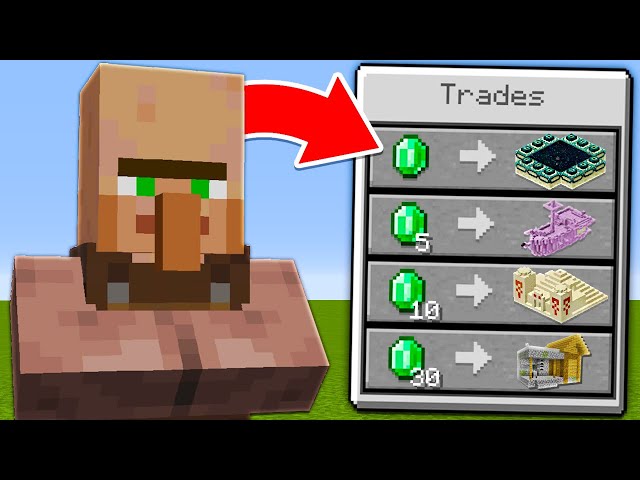 Minecraft, But Villagers Trade Structures...