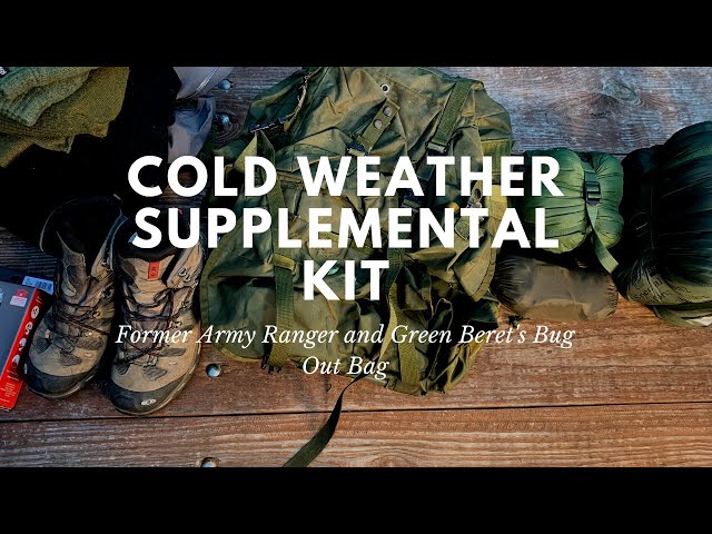 Cold Weather Supplemental Kit for Bug Out Bags | Gray Bearded Green Beret