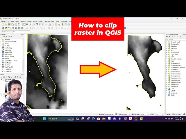 How to clip raster in QGIS