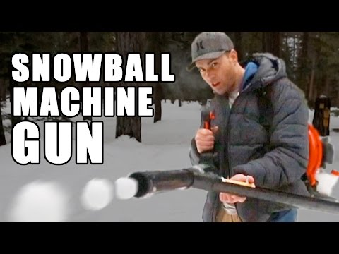 Snowball Machine Gun- How to make
