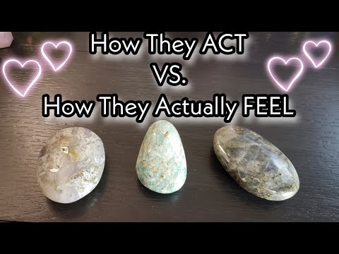 😱💕 How They ACT VS. How They FEEL 🤯💗 Pick A Card Love Reading