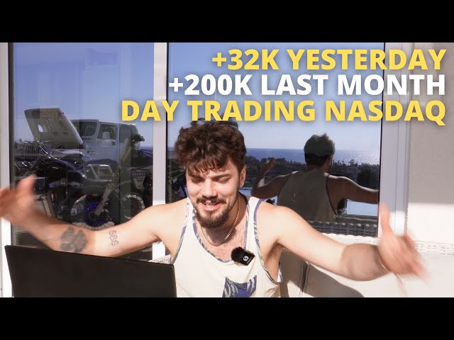 +32k Profit Day Trading Nasdaq Yesterday | +200k Last Month | +GIVEAWAY