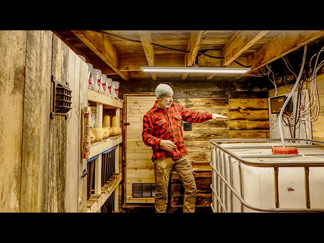 Root Cellar Build Start to Finish & Tour | Storing Food for 25 Years Off Grid, A Year's Food for 2