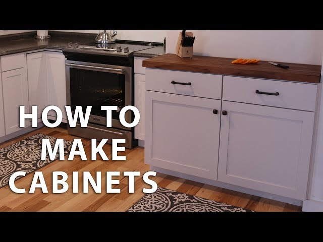 How to Make DIY Kitchen Cabinets