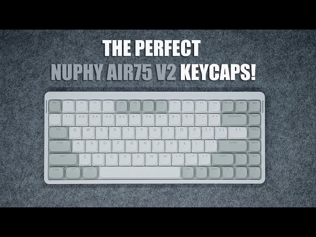 The Perfect NUPHY AIR75 V2 Keycaps! - XVX Skyline Keycaps