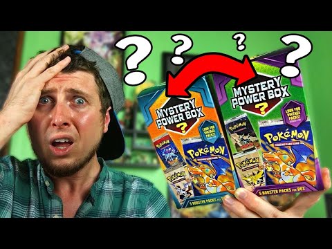PLAYING TRICKS ON MY EYES - Opening a "New" Pokemon Cards Mystery Box!