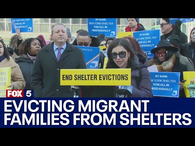 NYC to begin evicting migrant families from shelters
