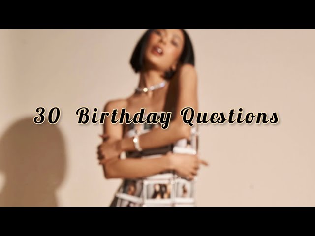 30 Birthday Questions + BTS of my shoot l @samanthabernardo__